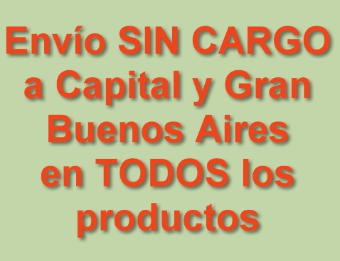 Envío SIN CARGO a Capital y Gran Buenos Aires